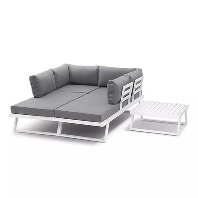 レジャーバルコニー家具 AJUNION ガーデンセット 庭棚 セクションソファー L190 x W70 x H74cm