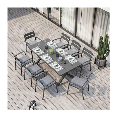 AJUNION X 型 屋外食卓 レストラン用 76&quot;D x 36&quot;W x 30'H テーブルサイズ