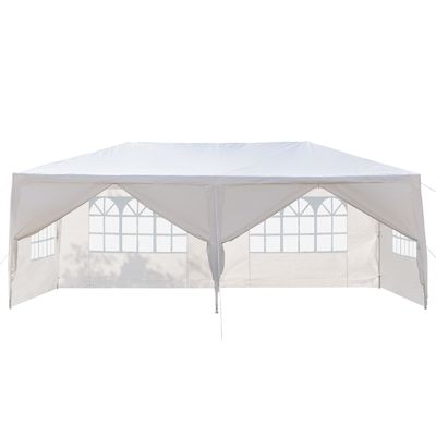 パウダーコーティング AJUNION 10' x 20' 屋外テント 屋根裏テント 結婚式パーティーのためのガゼボパビリオン