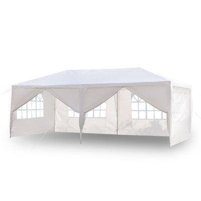 パウダーコーティング AJUNION 10' x 20' 屋外テント 屋根裏テント 結婚式パーティーのためのガゼボパビリオン