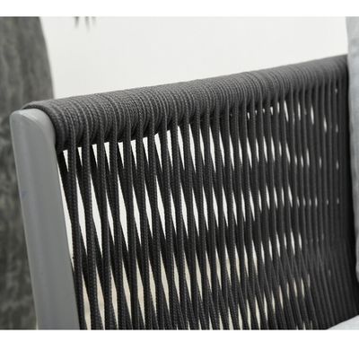 アルミフレーム 庭具 リビングセット コーヒーテーブル L60 x D60 x H39cm
