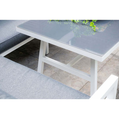 アルミ 屋外 食卓 庭 家具 ベンチ セット AJUNION