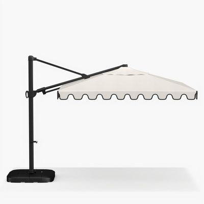 18"W x 103"H AJUNION 商業レストラン用の現代アルミ防水傘