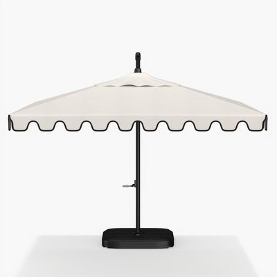 18"W x 103"H AJUNION 商業レストラン用の現代アルミ防水傘