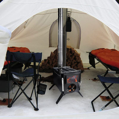 ポータブル 折りたたみ 黒木 燃える 火穴 屋外 キャンプ や ピクニック に ぴったり
