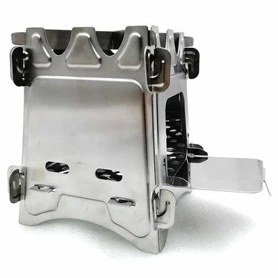 20*15*21cmまたはOEM 火穴 ステンレス鋼 ミニ 折りたたむキャンプストーブ ピクニック