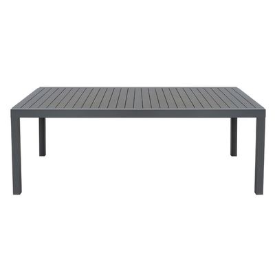 アウトドア レストラン 家具 メタル食卓セット 8人用 拡張式テーブル AJUNION