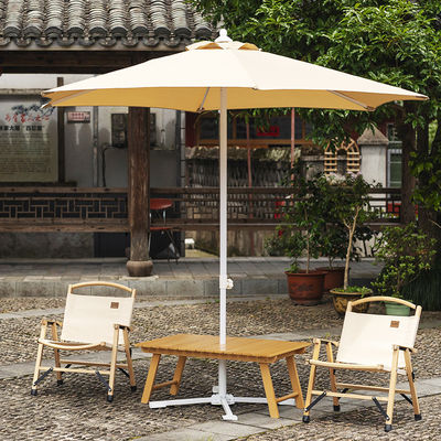 キャンプ 丸い アルミ センター 柱 傘 屋外 レストラン カフェ ホテル ガーデン ビーチ