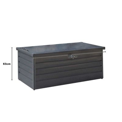 モダンデザイン AJUNION 600L メタル 防水 プールサイド 屋外 ガーデン 貯蔵庫
