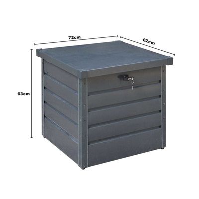 モダンデザイン AJUNION 600L メタル 防水 プールサイド 屋外 ガーデン 貯蔵庫