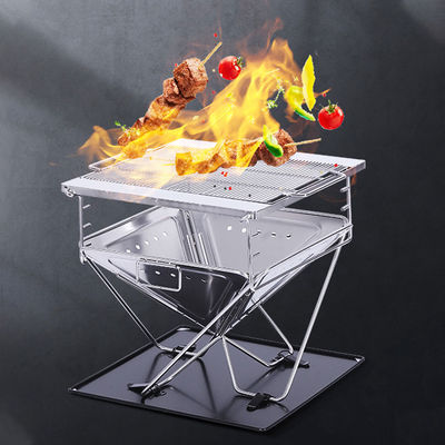 持ち運び可能な木炭折りたたみステンレス鋼 BBQグリルストーブ