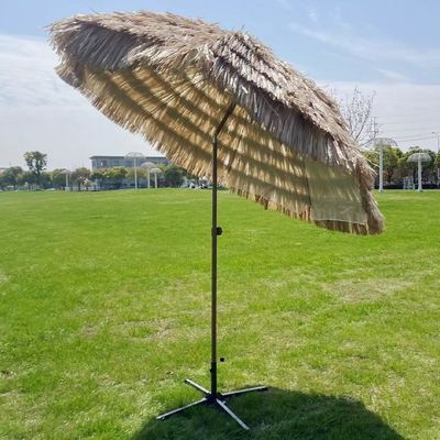 アウトドア ガーデン ビーチ パティオ ヘビー デューリー ストロー アルミニウム 日傘付き ローマの傘