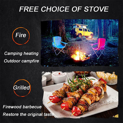 3 in 1 スクエア 木を燃やす炉 木炭 BBQ 焼き鳥テーブル コンビ 屋外用製品
