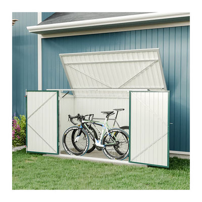 カウントヤード 貯蔵庫 AJUNION 7フィート スチール メタル 自転車棚