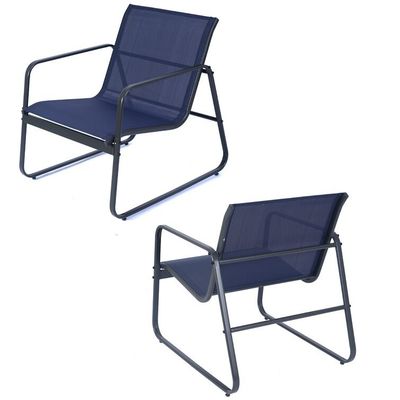 堅牢でスタイリッシュ AJUNION 4 パーツ 屋外家具 スタール メタル 庭 セット