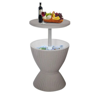 48.5*48.5*57.5cm オーダーメイド ロゴ アイス クーラー リフト トップ カフェ ワイン ビール テーブル 露天キャンプ