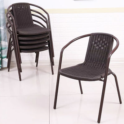 ホテル ガーデン バルコニー ビーチ 積み立てられる fauteuil 織物 PE ラタン ワイカー 食卓