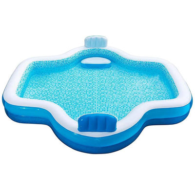 AJUNION 10フィートの充気プールと 2つの空気の枕付きのリュックレストで 家族の楽しみが保証されています
