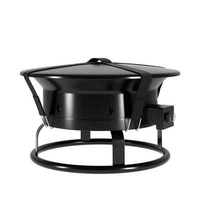 58000 BTU ポータブルプロパン火穴 屋外キャンプ用 19"D x 19"W x 11"H
