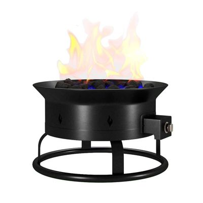 58000 BTU ポータブルプロパン火穴 屋外キャンプ用 19"D x 19"W x 11"H