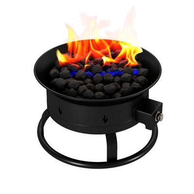 58000 BTU ポータブルプロパン火穴 屋外キャンプ用 19"D x 19"W x 11"H