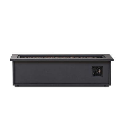 屋外用家具 ガス用火槽テーブル 48"L x 15"W x 13.5"H 屋外生活に最適