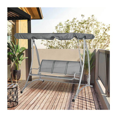 190L×130W×172Hcm ガーデンハンマック ベンチ スイング 調節可能な天井 AJUNION