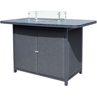 アウトドア ラグジュアリーバーセット 家具 アルミ 庭家具 ダイニングセット 炉穴 87kg