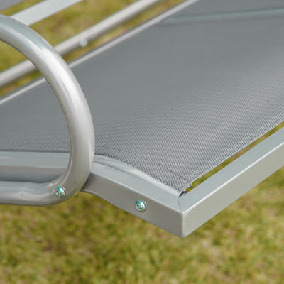 190L×130W×172Hcm ガーデンハンマック ベンチ スイング 調節可能な天井 AJUNION
