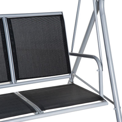 170W x 153Hcm メタル 屋外 スイングチェア ガーデンベンチ ハンキング ハンマックチェア ポーチ スイング
