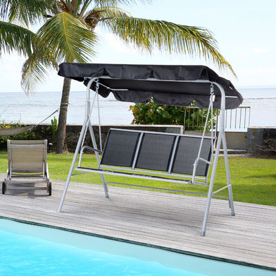 170W x 153Hcm メタル 屋外 スイングチェア ガーデンベンチ ハンキング ハンマックチェア ポーチ スイング