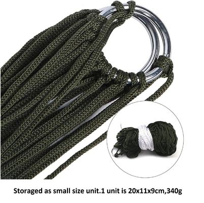 屋外 室内 庭 キャンプ 農家 型 携帯 折りたたみ ナイロン ロープ 網 メッシュ シングル ハンマック デザイン