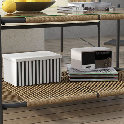 AJUNION メタルパティオ家具セット ラタン コーヒーテーブル付き 織布外壁家具