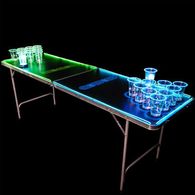折りたたむポータブル ビールポングテーブル 屋外ガーデンバー ビストロ カフェ パティオ パーティー イベント