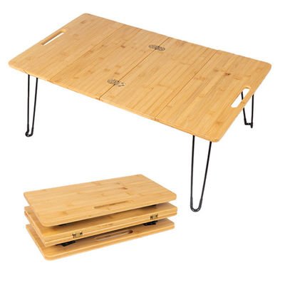 公園 屋外 ピクニック バーベキュー 竹 木製板 Mdf 小さな携帯型 折りたたむキャンプテーブル
