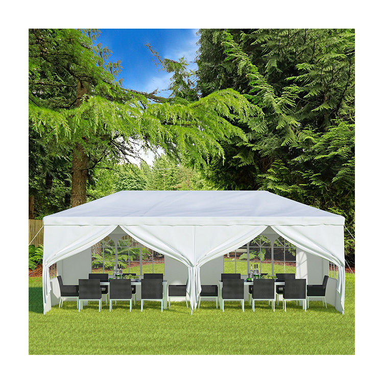 パウダーコーティング AJUNION 10' x 20' 屋外テント 屋根裏テント 結婚式パーティーのためのガゼボパビリオン