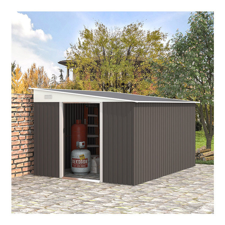 11x9ft メタル 屋外 倉庫 庭 建物 棚 粉末 塗装 仕上げ