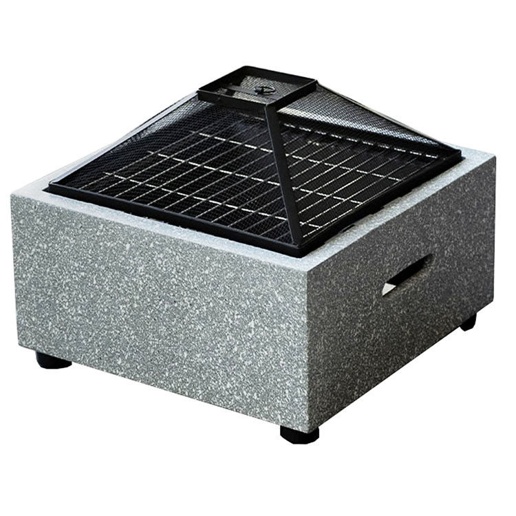 3 in 1 スクエア 木を燃やす炉 木炭 BBQ 焼き鳥テーブル コンビ 屋外用製品